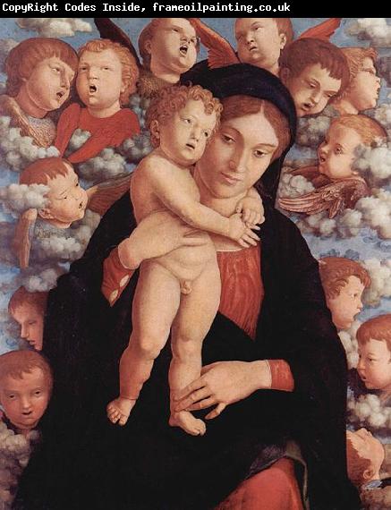 Andrea Mantegna Maria mit Kind und Engeln